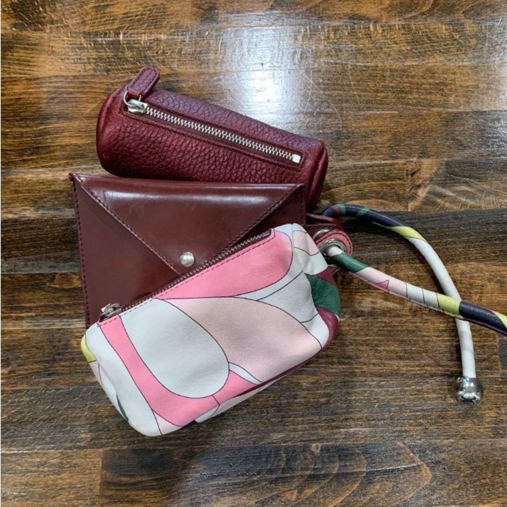Authentic Emilio Pucci purse charm / wristlet / three purses‎ wallets